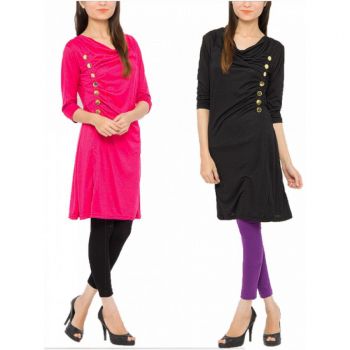 Pack Of 2 Linen Tops For Women - Women Clothing - Best Price in Pakistan - HitShop.pk
